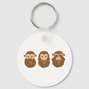 Llavero Tres pequeños monos