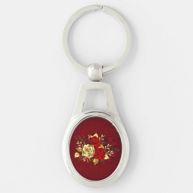 Llavero Tres Rosas Joyas (Anverso)