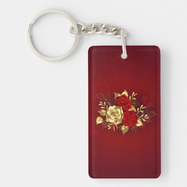 Llavero Tres Rosas Joyas (Frente)