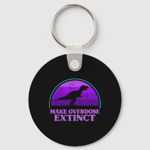 Llavero Trex Dinosaur Purple Make Extinant Awarene Extinen