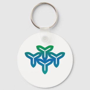 Llavero Tri-blade gótico
