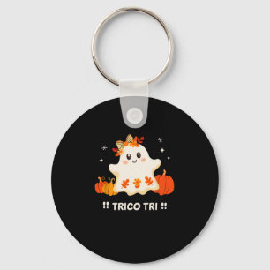 Llavero Tri Cute Halloween Espeluznante Fantasma Mexicano