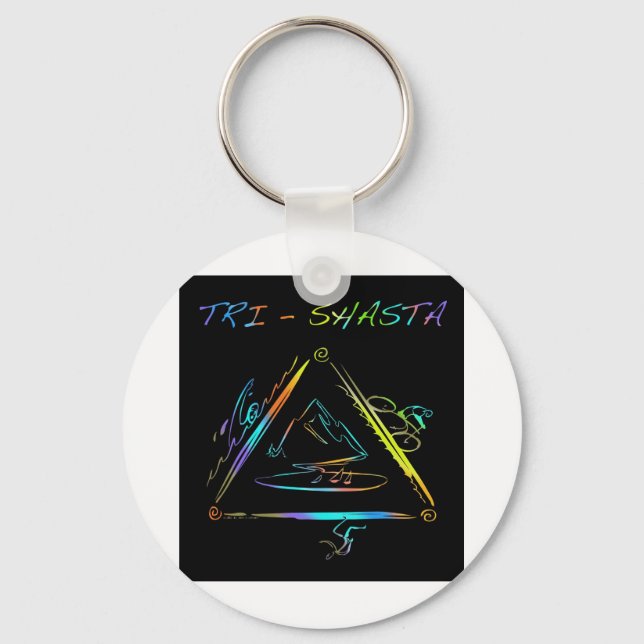 Llavero Tri Shasta Triathalon Logo (Anverso)
