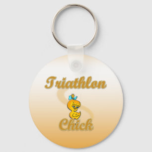 Llavero Triathlon Chick