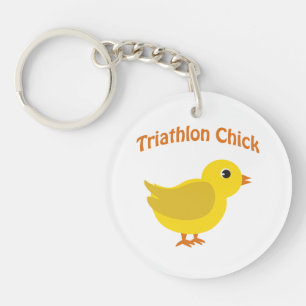 Llavero Triathlon Chick