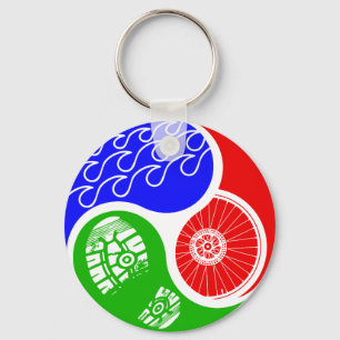 Llavero Triathlon TRI Yin Yang