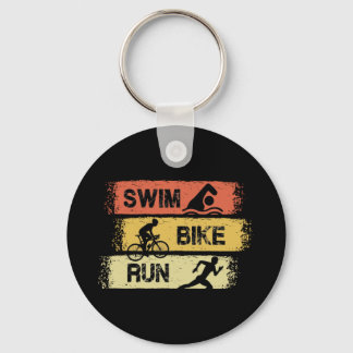 Llavero Triatlón - Huida en bicicleta de natación