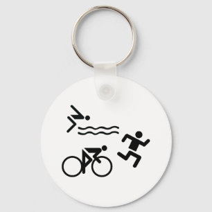Llavero Triatolón - ciclismo de natación en marcha