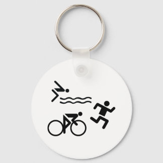 Llavero Triatolón - ciclismo de natación en marcha