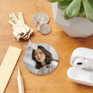 Llavero Tributo conmemorativo personalizado de foto Funera