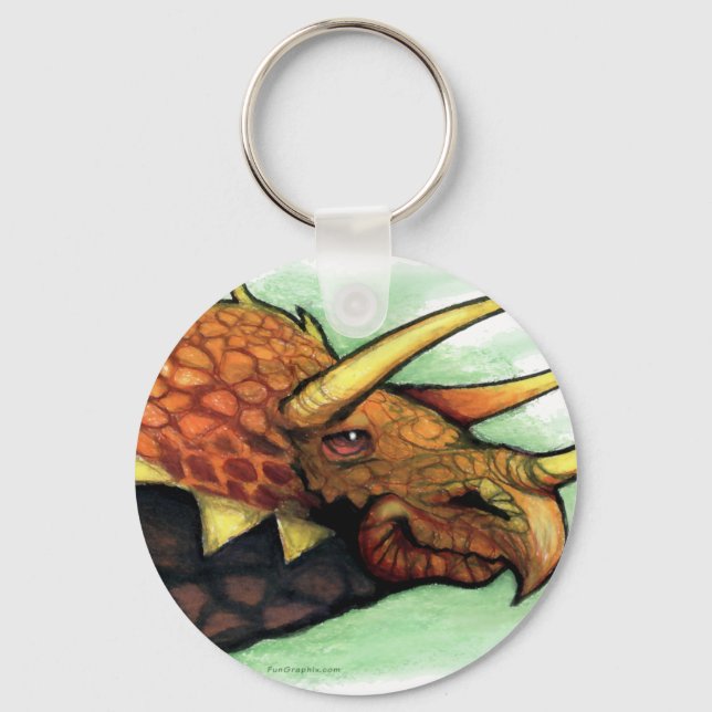 Llavero Triceratops (Anverso)
