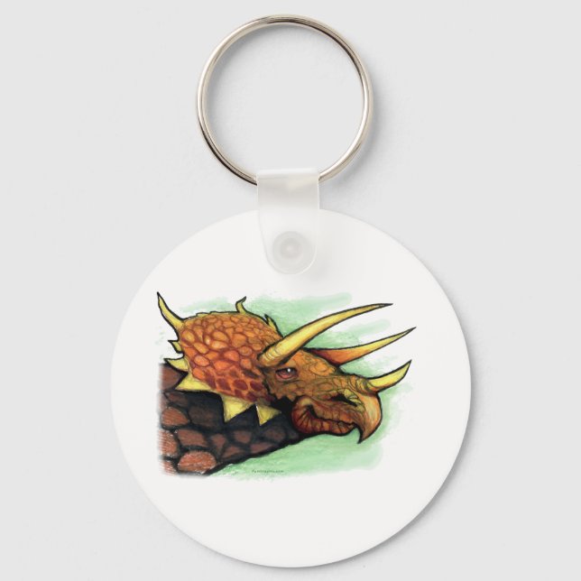 Llavero Triceratops (Anverso)