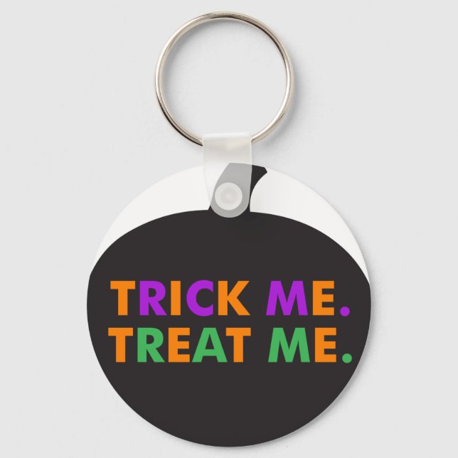 Llavero Trick Me Trate, Multi-Colores (Anverso)