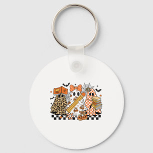 Llavero Trick O Teach Ghost Teacher Halloween Retro Cherr