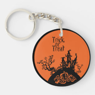 Llavero Trick o Treat Hallowen House