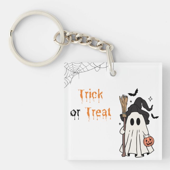 Llavero Trick or Treat Ghost Keychain (Frente)
