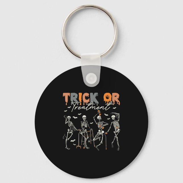 Llavero Trick Or Treatment Pt Physical Therapy Therapist H (Anverso)