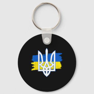 Llavero Tridente de la bandera de Ucrania - Tryzub patriót