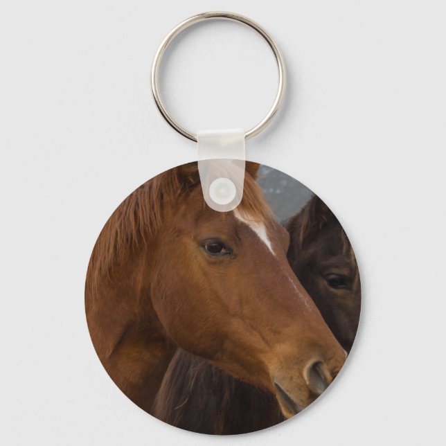 Llavero Trillizos de caballos (Anverso)