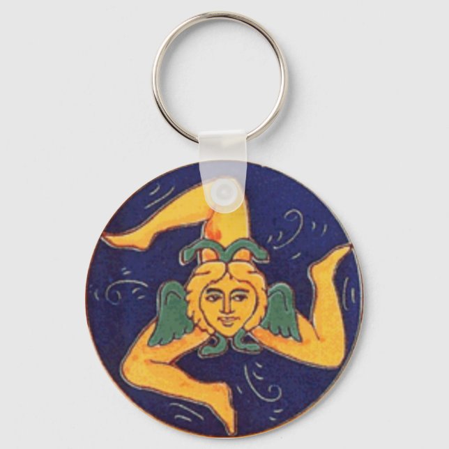 Llavero Trinacria Keychain (Anverso)