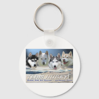 Llavero trineo de perros cascos