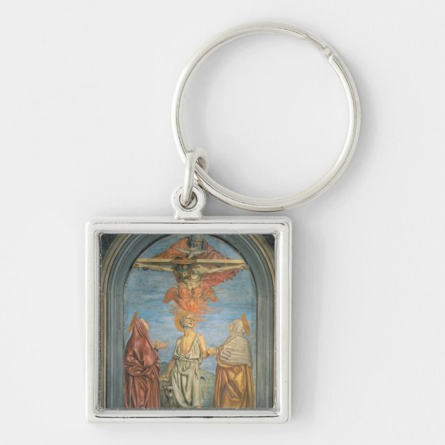 Llavero Trinidad santa con St Jerome (fresco) (Frente)