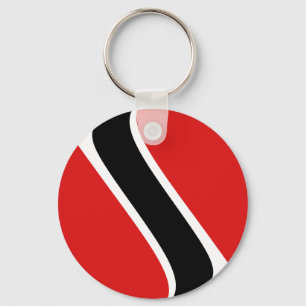 Llavero trinitense Fisheye Flag Keychain