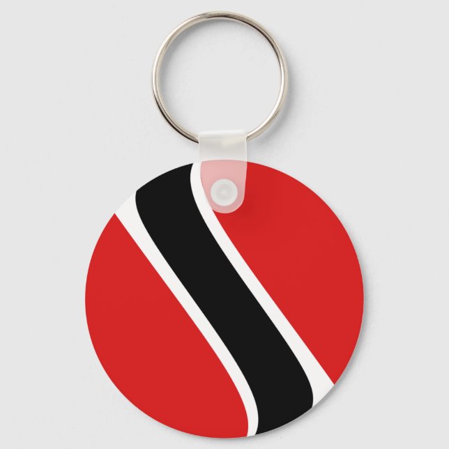 Llavero trinitense Fisheye Flag Keychain (Anverso)