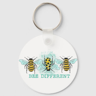 Llavero Trío de abejas bumble diferente