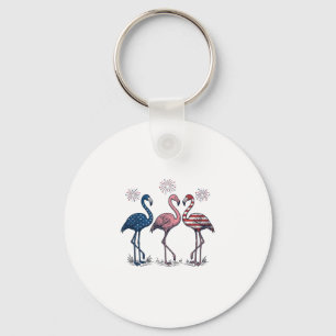 Llavero Trío de flamencos patrióticos diseño de grabado vi