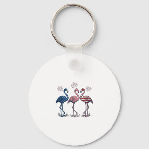 Llavero Trío de Flamencos Patrióticos Diseño de Grabado Vi
