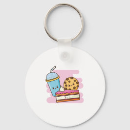 Llavero Trío de postres deliciosos - pasteles, galletas y