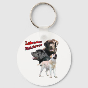 Llavero Trío de recuperación de Labrador 2 - Keychain