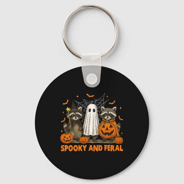 Llavero Trípica De Fantasía Y Férreo Halloween (Anverso)
