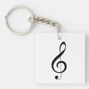Llavero Triple Clef Musical Note,