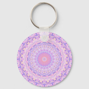 Llavero Trippy Colorful Intricate Boho Hippie Mandala
