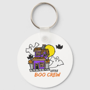 Llavero Tripulación de Boo Pequeño Dibujada a Mano Hallowe