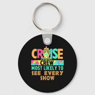 Llavero Tripulación de crucero de vacaciones con camisetas