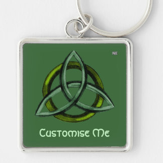 Llavero Triquetra (verde)