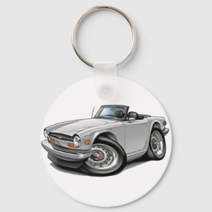 Llavero Triunfo TR6 Auto blanco