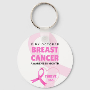 Llavero Trive 365 Mes de Conciencia sobre el Cáncer de Mam