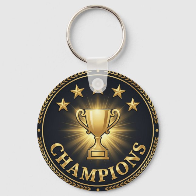 Llavero Trofeo de Campeones de Oro (Anverso)