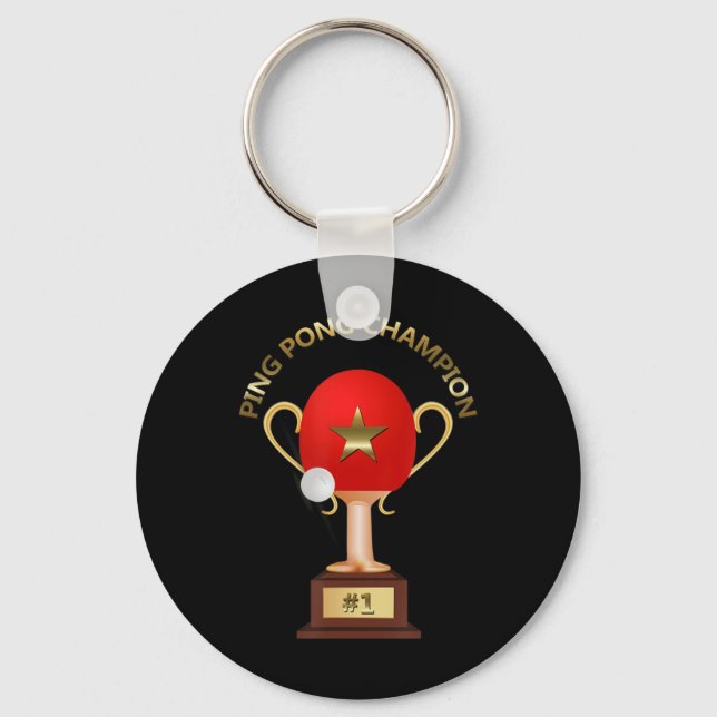 Llavero Trofeo de Ping Pong (Anverso)