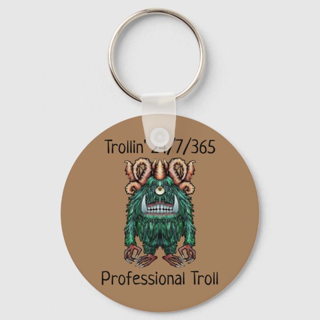 Llavero Troll profesional (Anverso)