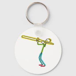 Llavero Trombone Stickman