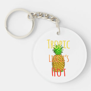 Llavero Tropical Como Su Piña Caliente