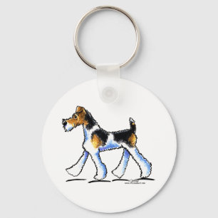 Llavero Trote del fox terrier del alambre