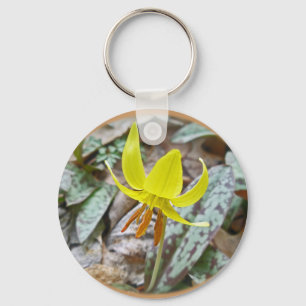 Llavero Trout Lily Wildflower - Erythronium americanum