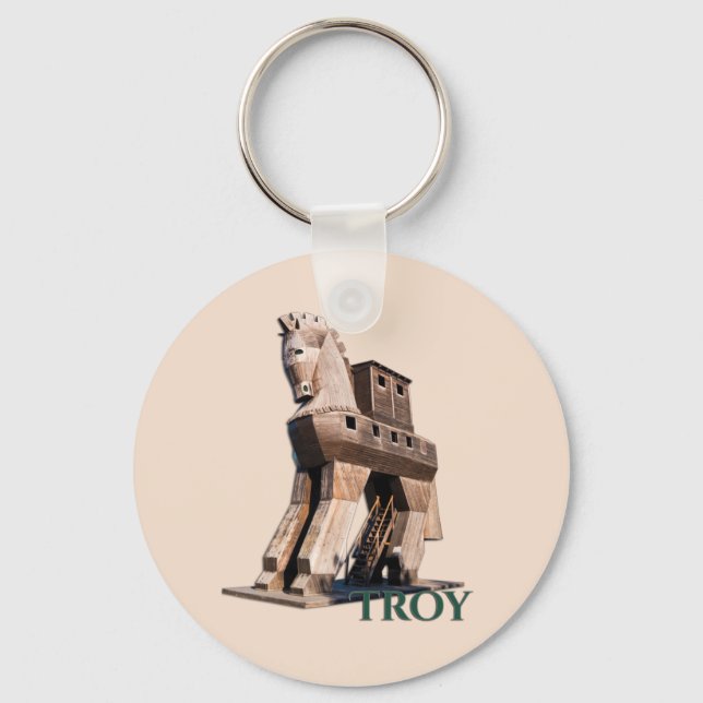 Llavero Troya: Caballo de Troya (Anverso)