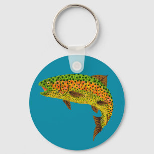 Llavero Trucha arco iris de hoja de lápiz 1